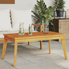vidaXL Vrtna jedilna miza 110x55x45 cm trden akacijev les