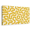 Slika retro rumen geometrijski vzorec - 90x60