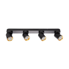 Spot svetiljka ANDY 4xGU10/8W/230V crna/zlatna