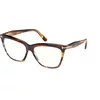 Tom Ford Ženski okvir za dioptrijske naočare Blue Block 0FT6064-B 5556, Smeđi