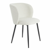 Beli jedilni stol Elyna - Light & Living