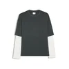 Bershka Majica grafit/bela