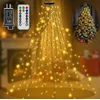 Novogodišnje LED lampice zavesa 1,5 m, 200 LED dioda, toplo bele, sa daljinskim upravljačem ( KLK2663 )