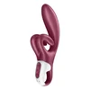Satisfyer Vibrator Touch Me Rabbit rdeče barve