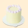 Mini torta - puf žuta -