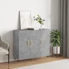 Komoda siva boja betona 90x34x80 cm od konstruiranog drva