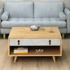 Hanah Home Brida Klub sto, 80x40x80cm, Braon