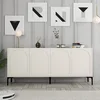 Hanah Home Komoda Lyon 79 Krem-Crna
