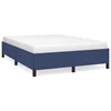 Vidaxl Posteljni okvir brez vzmetnice moder 140x190 cm blago