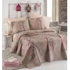 Lessentiel Maison Set prekrivač i jastučnica Urla, 160x230 cm, Smeđe boje