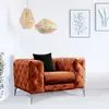 Atelier del Sofa Fotelja Como 108x73x90cm Narandžasta