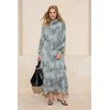 Trendyol Modest Ženska haljina Tctss26Eb00049, Zelena