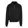Urban Classics Majica Collar Crew, črna
