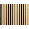 Akustični zidni panel, tabla, svetlo braon - Bor
