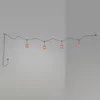 Bover Nans S/16/4L LED zunanja viseča svetilka, rdeča - Dizajn - grafitno rjava, rdeča - Plastika