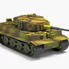 Model komplet rezervoarja 13314 - TIGER-1 POZNA RAZLIČICA (1:35)
