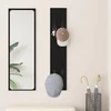 Vješalica za kapute na zidu Zidne Crni hrast 20 x 1,5 x 100 cm