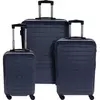 Komplet plastičnih potovalnih kovčkov KO-FB5000470 3 ks 50 / 60 / 70 cm dark blue