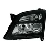 OEM Kristalni farovi Angel Eyes Opel Vectra C (02-05), Crni