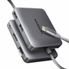 slomart hmc-5hl večportno vozlišče 2x usb-a, 4k hdmi, glan, usb 3.2 gen 1, pd 100w, 15cm usb-c kabel