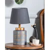 Opviq Stona lampa E27 Max 40W, Plavo-Zlatna