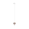 MAXLIGHT P0576 - LED luster na sajli PALLONCINI 2xLED/3W/230V prečnik 12 cm zadimljena