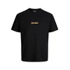 JACK & JONES Majica JJKENDRICK oranžna / črna / bela