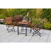 Gardenson Set Za Balkon Santorin, 3-Delno, Aluminij, Masivno
