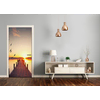 tulup.si Samolepilni tapete na vratih Sunset pomol 95x205 cm