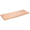 Stolna ploča svjetlosmeđa 100 x 40 x 2 cm tretirana hrastovina
