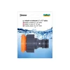 NOHEL GARDEN Adapter za cev 1/2 in 3/4 iz plastike