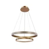 Hashim Visilica  60+40cm Zlatna 22W+34W LED Prozirni Kristali