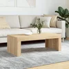 Stolić za kavu boja hrasta 102x50x36 cm konstruirano drvo