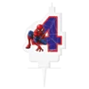 Sveča Spiderman 4 1 kos.