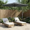 Vrtni suncobran 270 x 270 cm Poliester Pravokutni Antracit