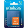 Panasonic - 4 kom punjivih AAA baterija Eneloop 800 mAh + futrola