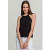 Womens neck warmer for a tank top in black