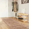 vidaXL Preproga runner MARSA Bela 80 x 450 cm Poliester in PVC