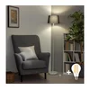 Brilagi - LED podna lampa CERIA 1xE27/40W/230V prečnik 30 cm crna/bela