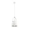 Argon 8280 - Luster na sajli LOGAN 1xE27/15W/230V prečnik 20 cm beo
