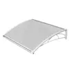 Gutta nadstrešnica za vrata 82x120cm bela baza ploca 6mm prozirna ( 996 )