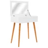 Toaletni stolić od MDF-a s ogledalom 60 x 40 x 75 cm