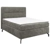 Esposa BOXSPRING POSTELJA 140 cm  x 200 cm , tekstil siva