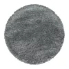 Siva okrogla preproga o 80 cm Fluffy – Ayyildiz Carpets