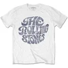 The Rolling Stones Vintage 70s Logo White L Majica