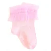 KOLY SOCKS Čarape svečane sa tilom roze