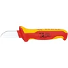 Knipex Nož za električare 1000V VDE ravni 190mm 98 52