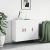Komoda bijela 90x34x80 cm od konstruiranog drva