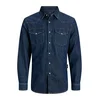 JACK & JONES Srajca JJEWESTERN temno modra