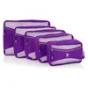 Heys Eco Packing Cube 5pc Set II Purple
